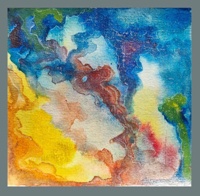 Abyss — original watercolor