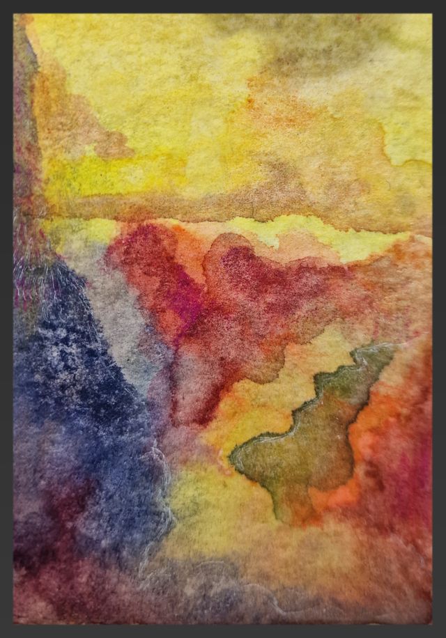 Feeling Out — original watercolor