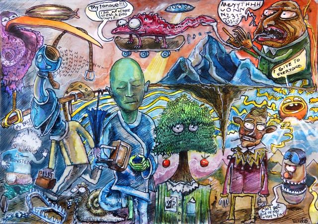 Inner World of the Green Monk