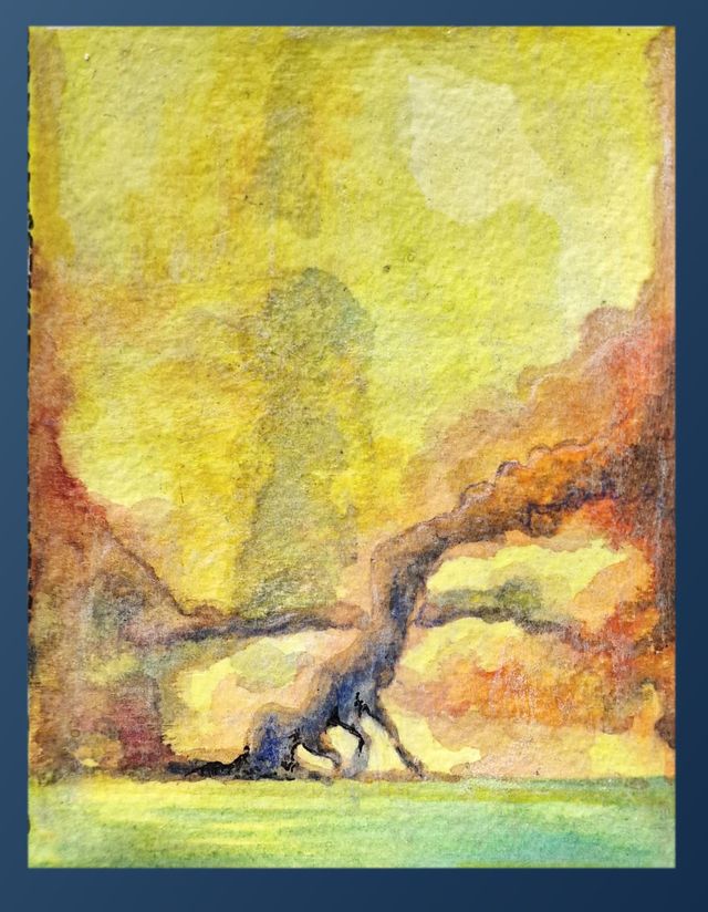 Vanishing Memory — original watercolor